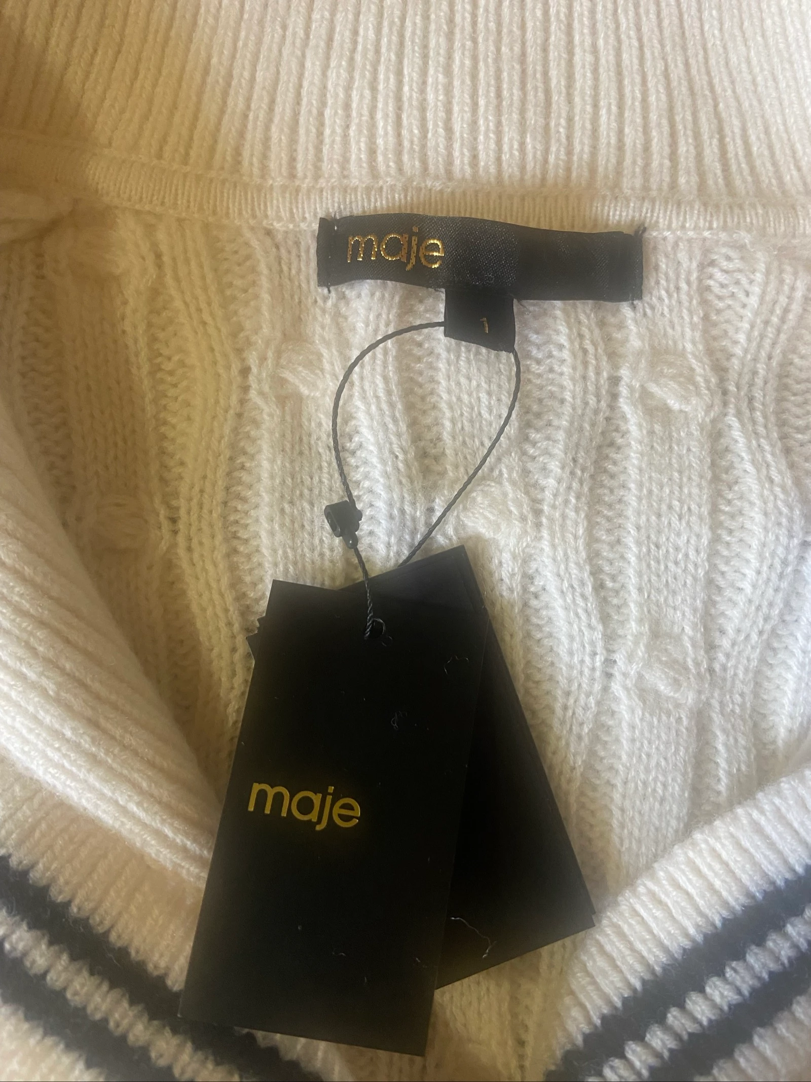 Cardigan de punto con cuello barco nuevo – photo 9